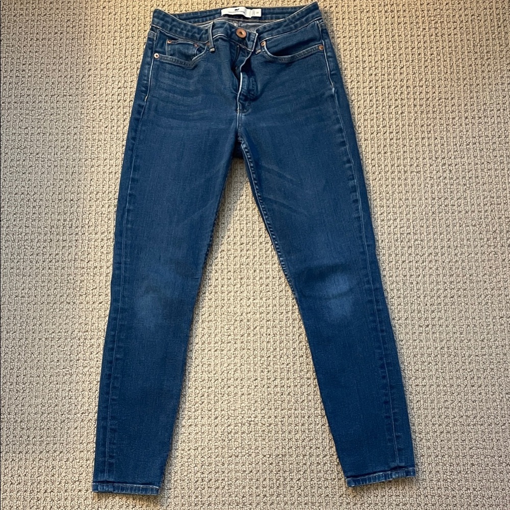 Vineyard Vines Dark Blue high rise Skinny Jeans